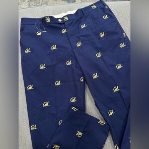 Cal‎ Berkeley Embroidered Chino Pants Navy Men’s 40x32 – 100% Cotton